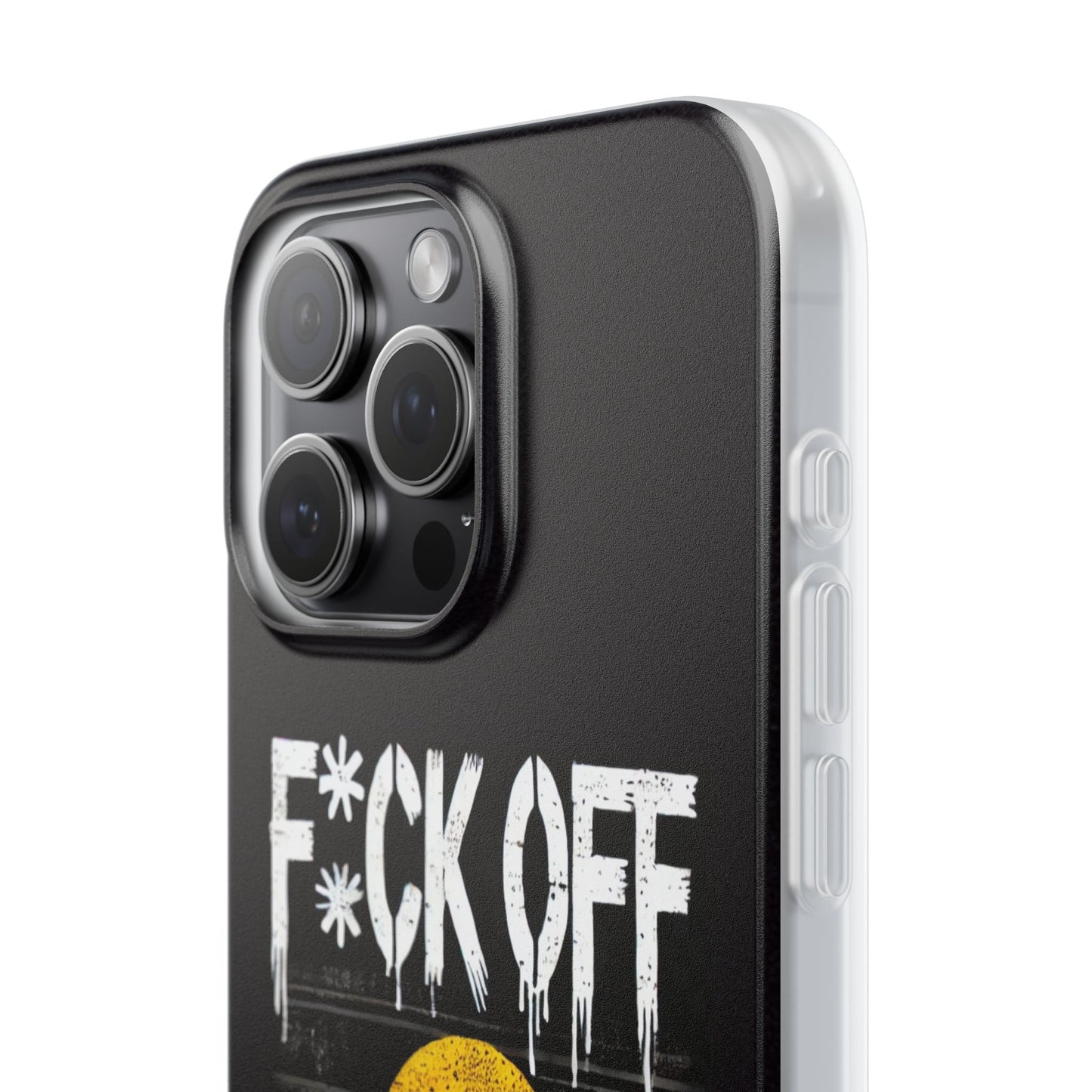 Flexi Case - F*CK OFF COLONISER Anti-Oppression Message Phone Cover