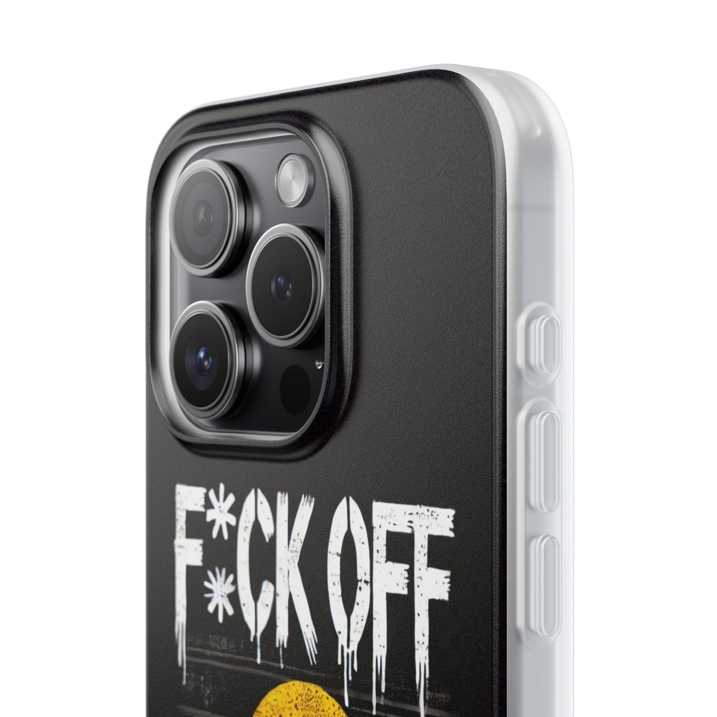 Flexi Case - F*CK OFF COLONISER Anti-Oppression Message Phone Cover