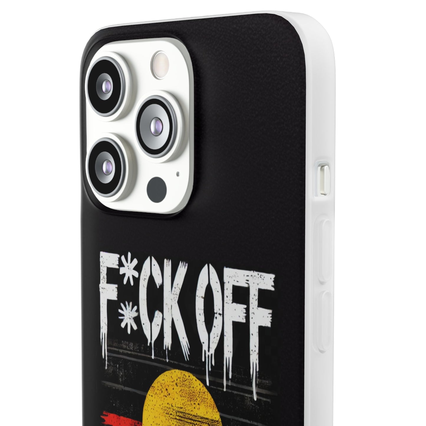 Flexi Case - F*CK OFF COLONISER Anti-Oppression Message Phone Cover