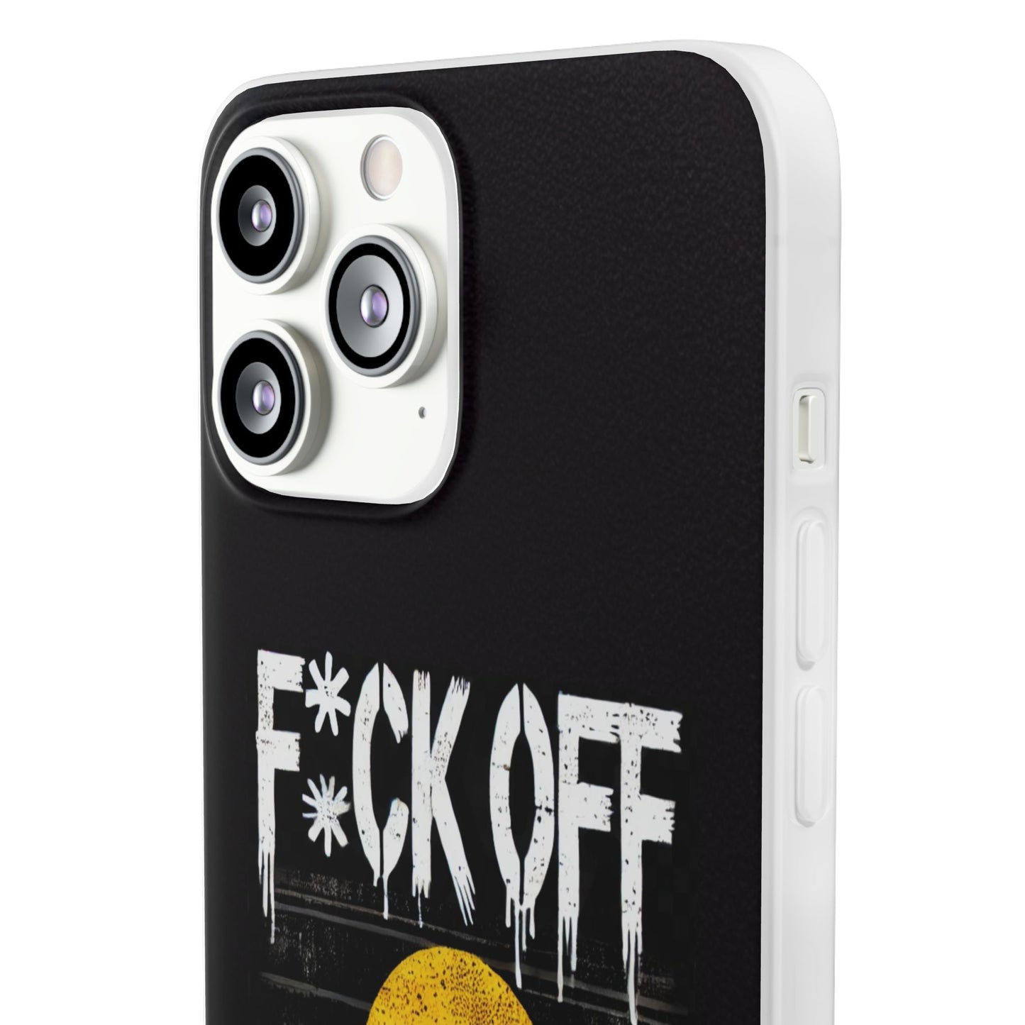 Flexi Case - F*CK OFF COLONISER Anti-Oppression Message Phone Cover