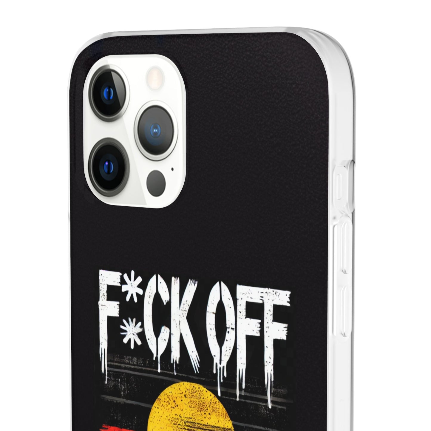 Flexi Case - F*CK OFF COLONISER Anti-Oppression Message Phone Cover