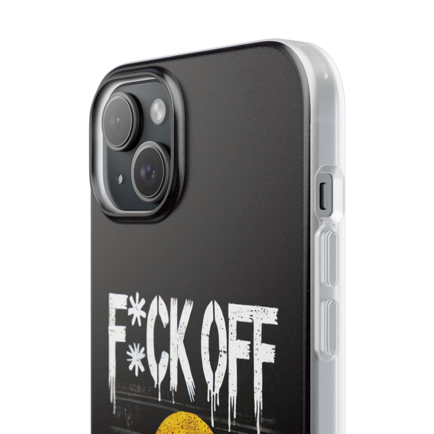 Flexi Case - F*CK OFF COLONISER Anti-Oppression Message Phone Cover